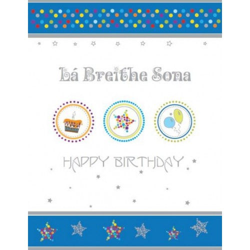 The Glen Gallery Happy Birthday Star Card