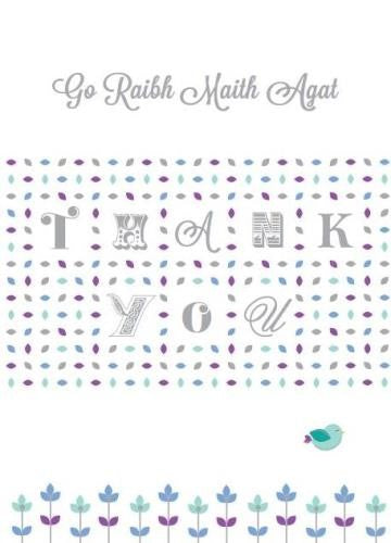 The Glen Gallery Flower Thank You Card