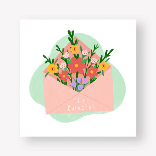 Connect The Dots Design Míle Buíochas/Many Thanks