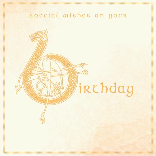 The Glen Gallery Celtic Birthday Card
