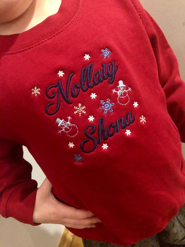 Carn Clothing Kids Christmas Jumper Age 9-11