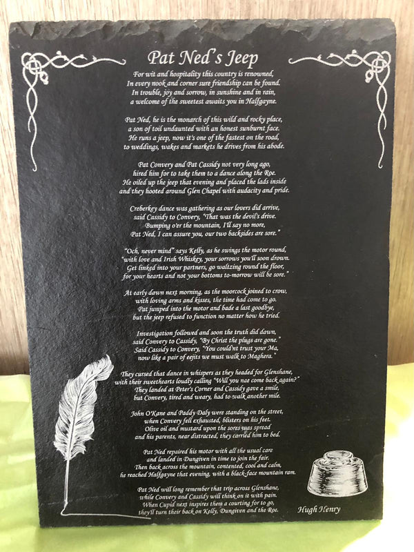 Lazernow Custom Gifts Pat Ned's Jeep