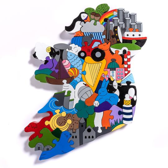 Alphabet Jigsaws Ireland Icons Jigsaw Puzzle