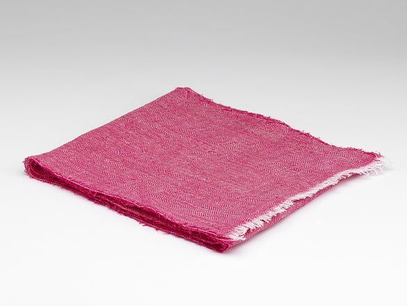 McNutt Of Donegal Fuchsia Linen Scarf