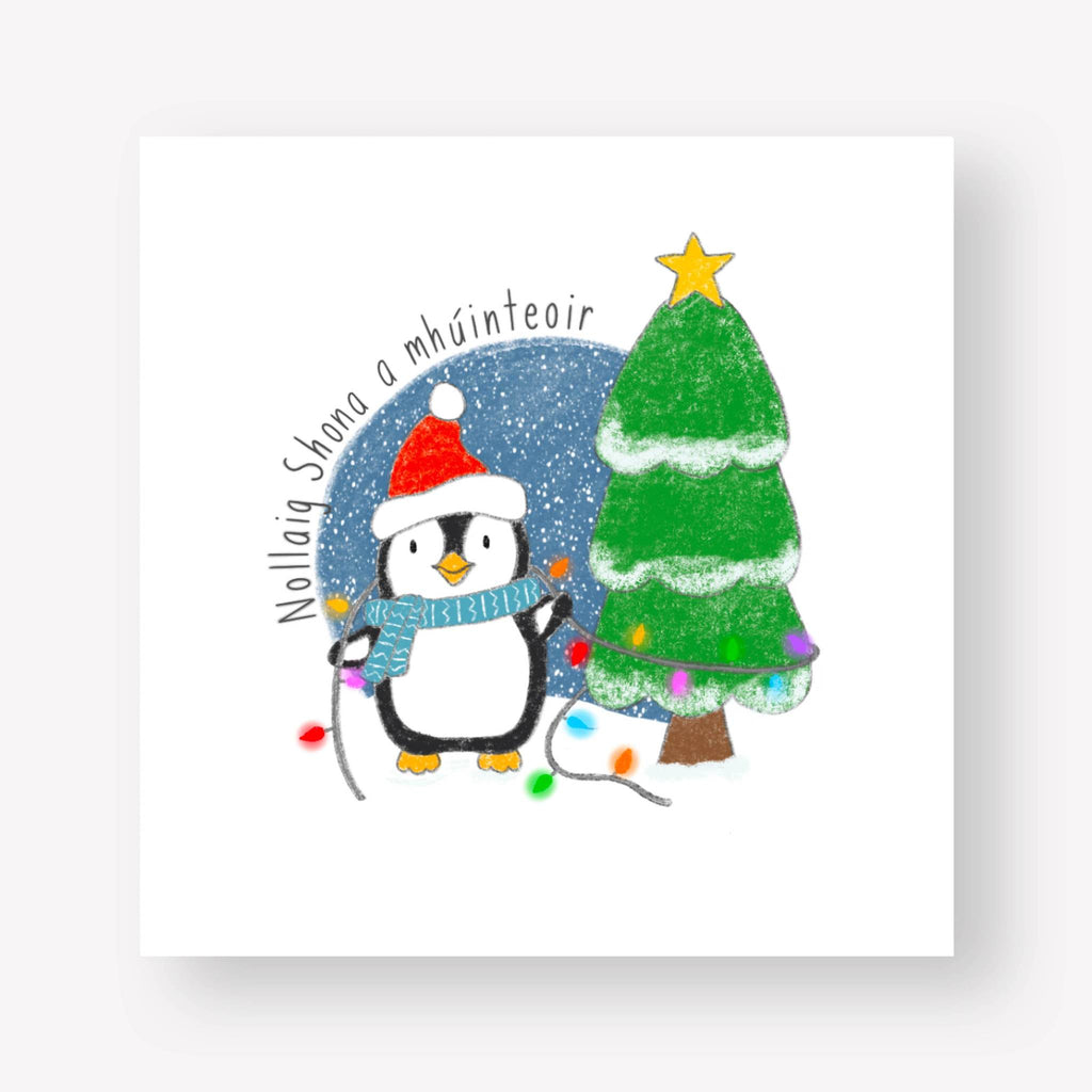 Connect the Dots Design Nollaig Shona a mhúinteoir