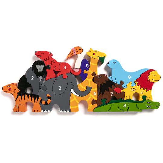 Alphabet Jigsaws Number Zoo Jigsaw Puzzle