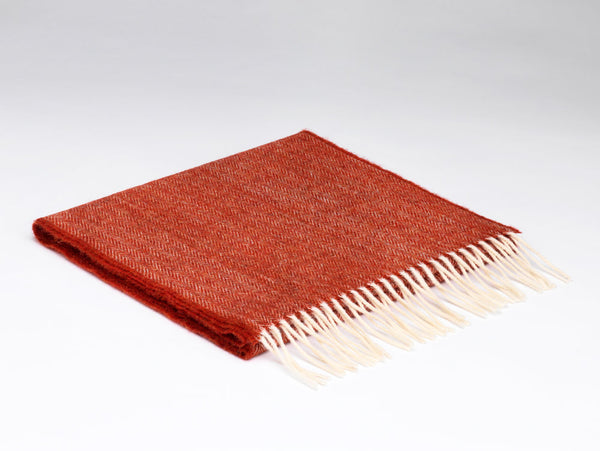 McNutt Of Donegall Tabasco Herringbone Scarf