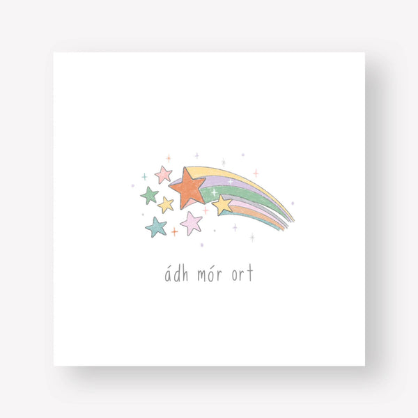 Connect The Dots Design Ádh Mór Ort/Good Luck Card