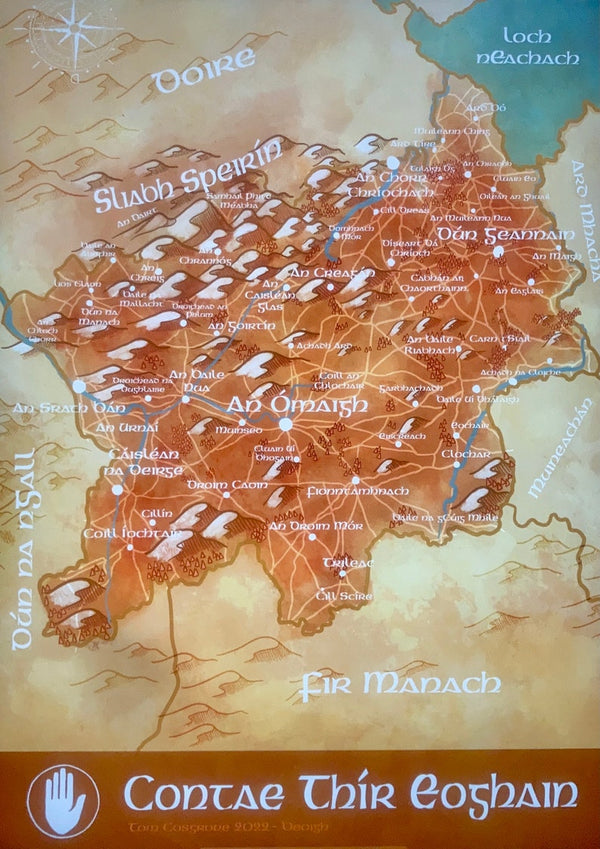 Beoigh Map Of County Tyrone