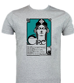 An Spailpín. Mise Éire. T-Shirt Grey.