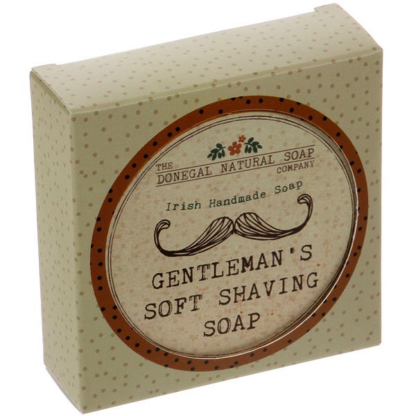 The Donegal Natural Soap Company Gentlemans Soft Shaving Soap with Tin