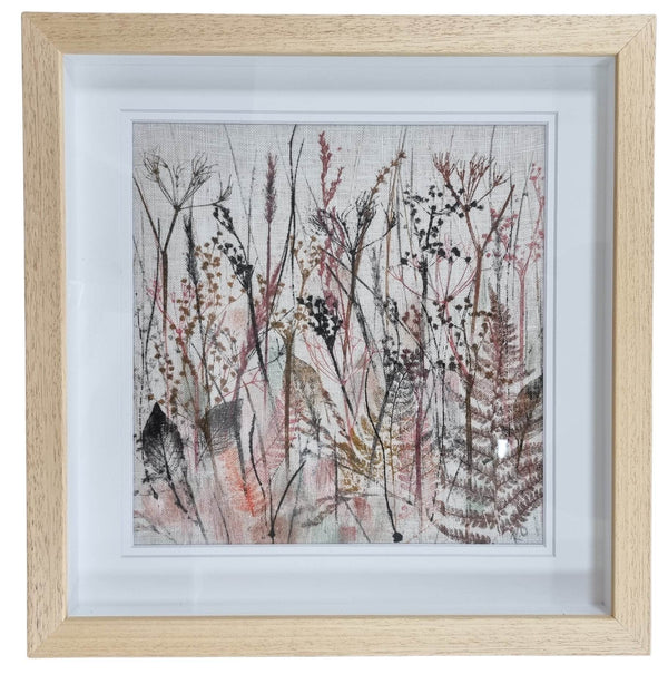 Ruth Osborne Art 'Pink Meadow' Irish Linen Original